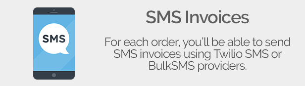 sms invoices